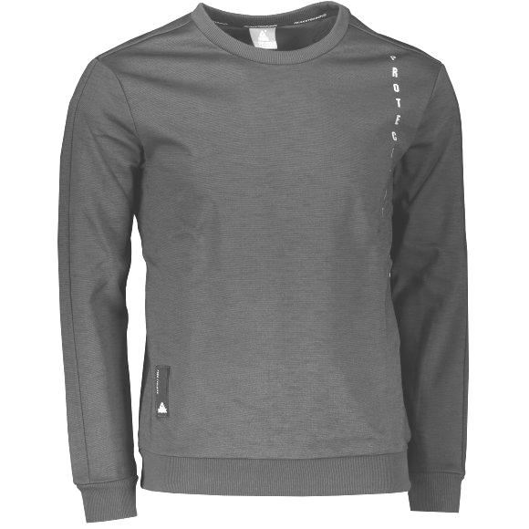 peak round neck fleece sweater