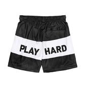 k1x white stripe mesh shorts