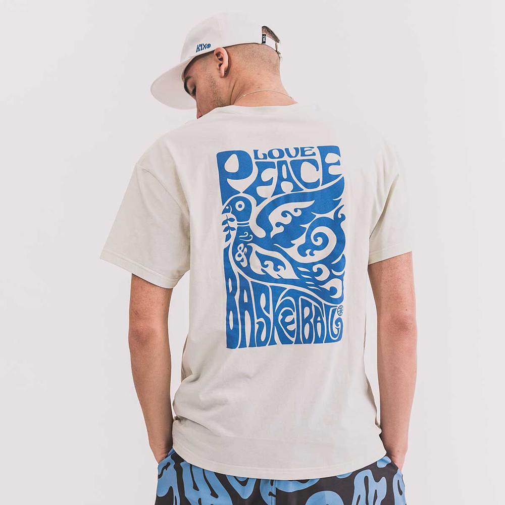 k1x love peace & basketball tee