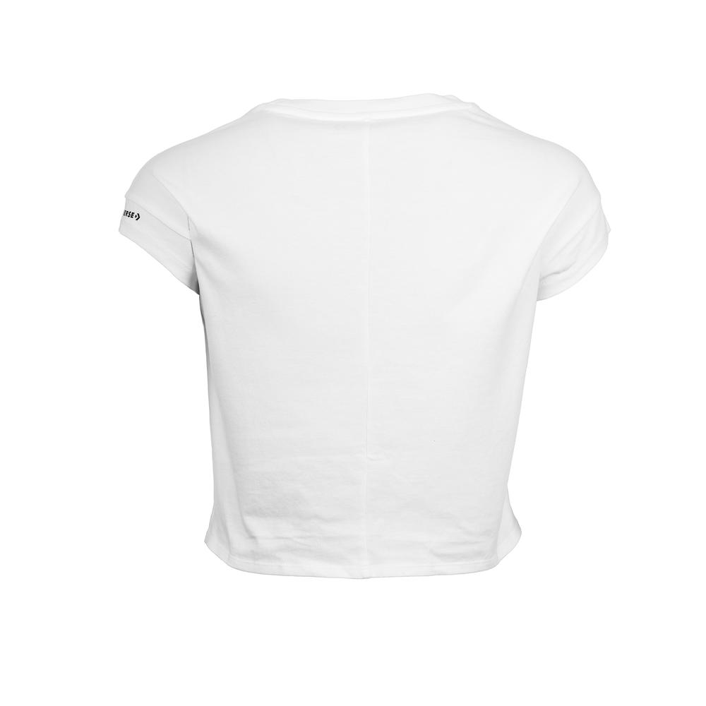 CONVERSE STAR CHEVRON TWIST CROPPED T-SHIRT