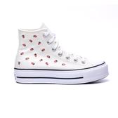 Converse Chuck Taylor All Star Lift Platform Embroidered Strawberries
