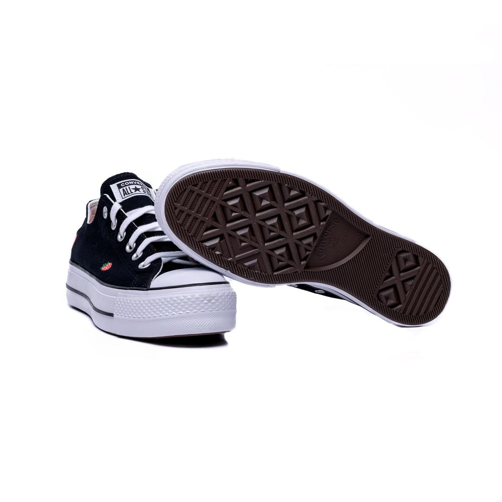 Converse Chuck Taylor All Star Lift Platform Embroidered Strawberries