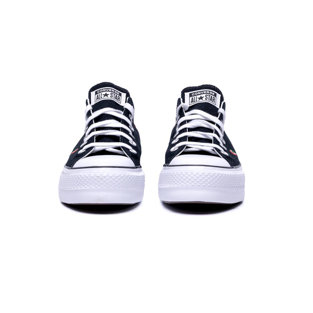 Converse Chuck Taylor All Star Lift Platform Embroidered Strawberries